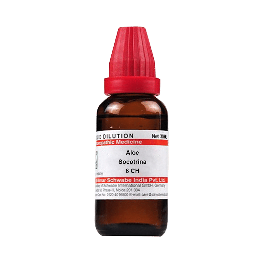 Dr Willmar Schwabe India Aloe Socotrina Dilution 6 CH