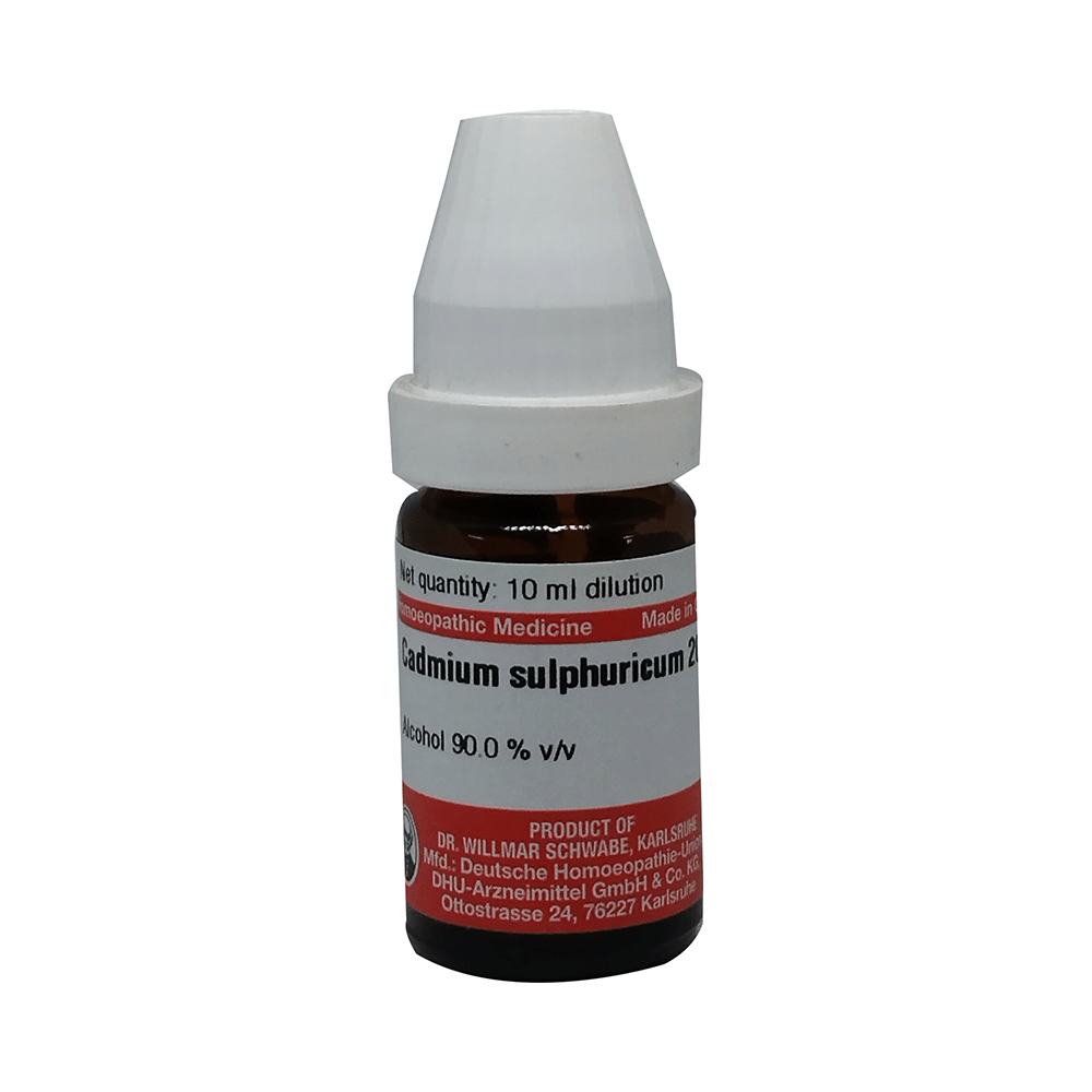 Dr Willmar Schwabe Germany Cadmium Sulphuricum Dilution 200