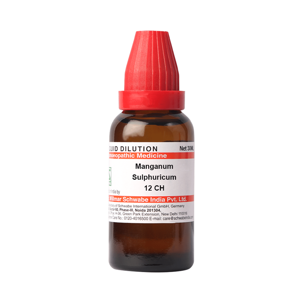 Dr Willmar Schwabe India Manganum Sulphuricum Dilution 12 CH