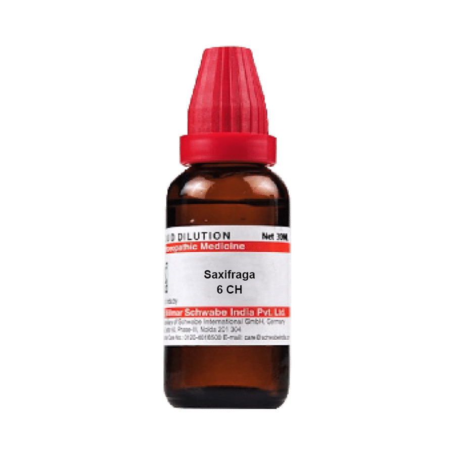 Dr Willmar Schwabe India Saxifraga Dilution 6 CH