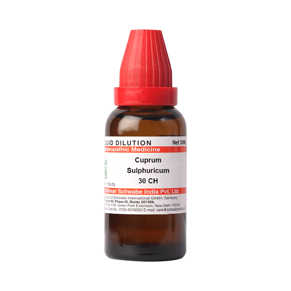 Dr Willmar Schwabe India Cuprum Sulphuricum Dilution 30 CH