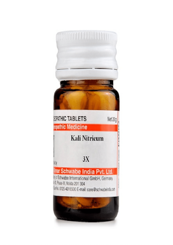 Dr Willmar Schwabe India Kali Nitricum Trituration Tablet 3X