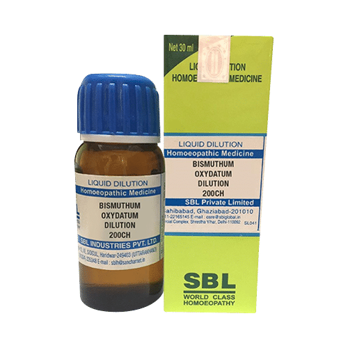 SBL Bismuthum Oxydatum Dilution 200 CH