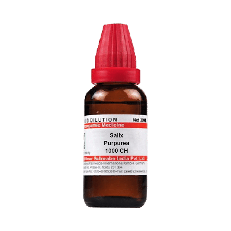 Dr Willmar Schwabe India Salix Purpurea Dilution 1000 CH