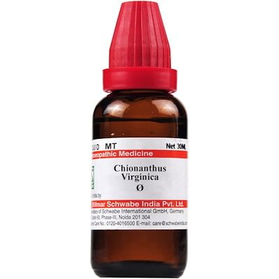 Dr Willmar Schwabe India Chionanthus Virginica Mother Tincture Q