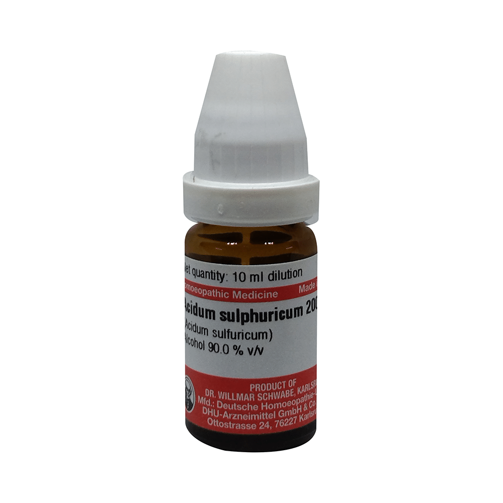 Dr Willmar Schwabe Germany Acidum Sulphuricum Dilution 200