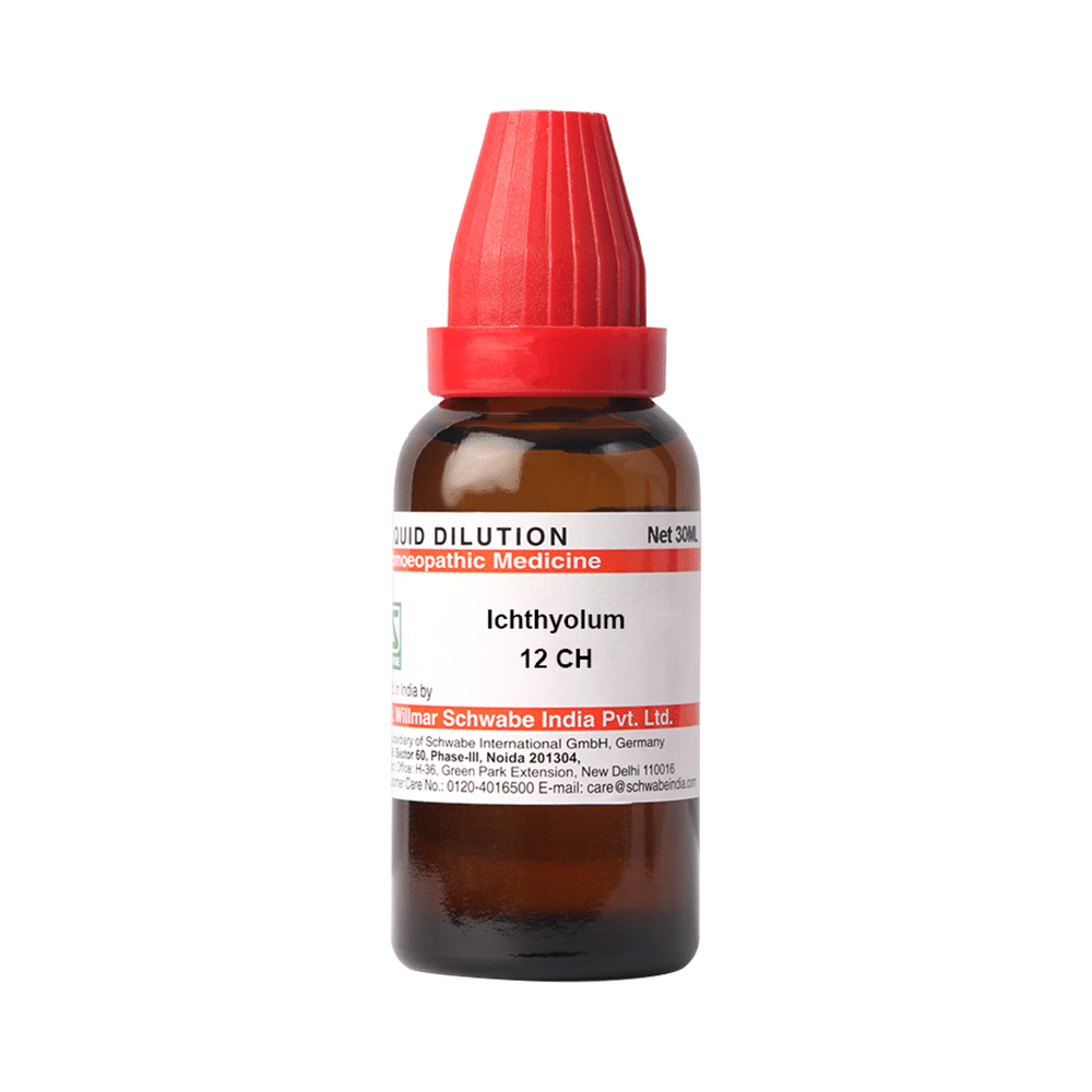 Dr Willmar Schwabe India Ichthyolum Dilution 12 CH