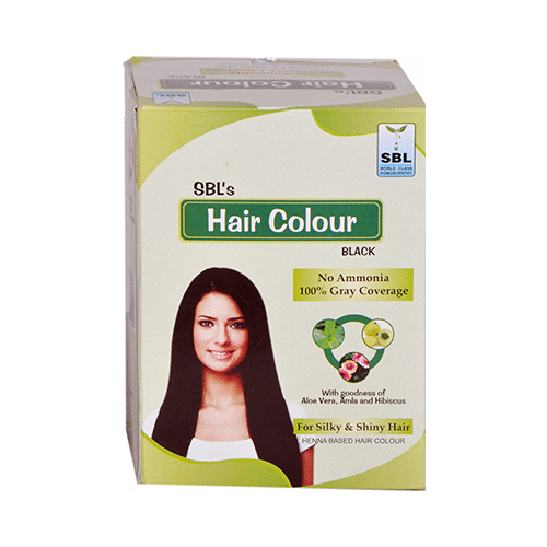 SBL Hair Colour 12 Sachets Black