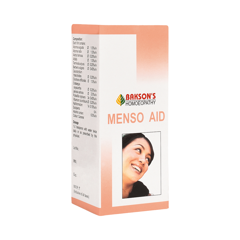 Bakson's Menso Aid Syrup