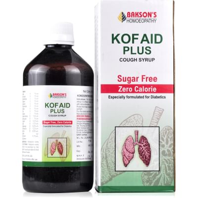 Bakson's Kof Aid Plus Cough Syrup Sugar Free