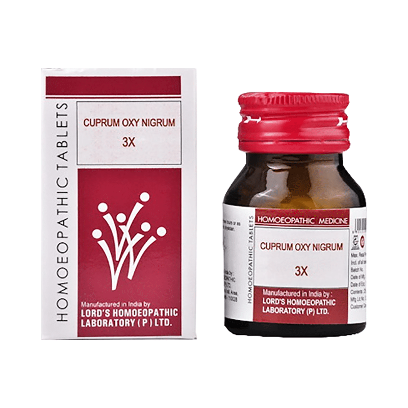 Lord's Cuprum Oxy Nigrum Trituration Tablet 3X