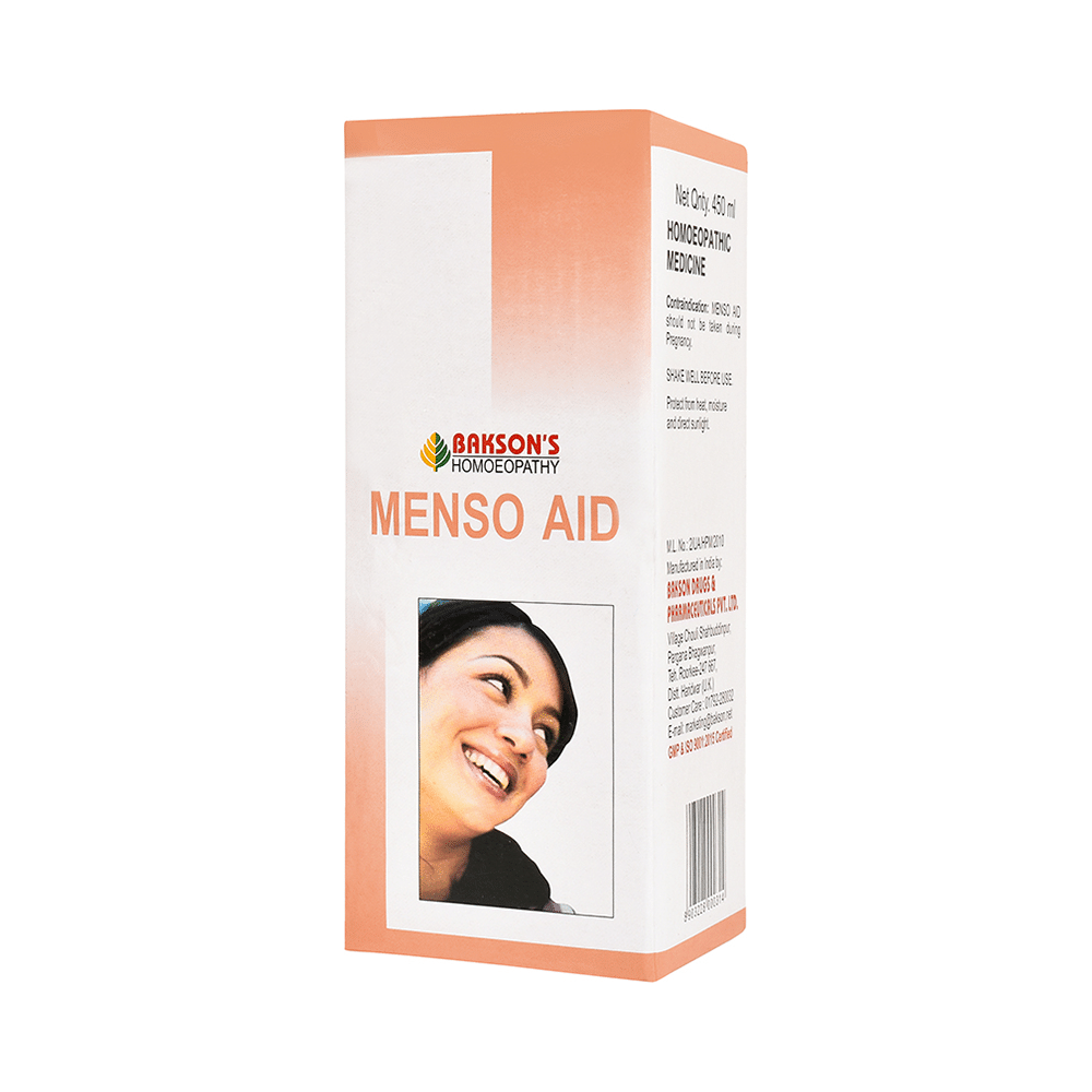 Bakson's Menso Aid Syrup