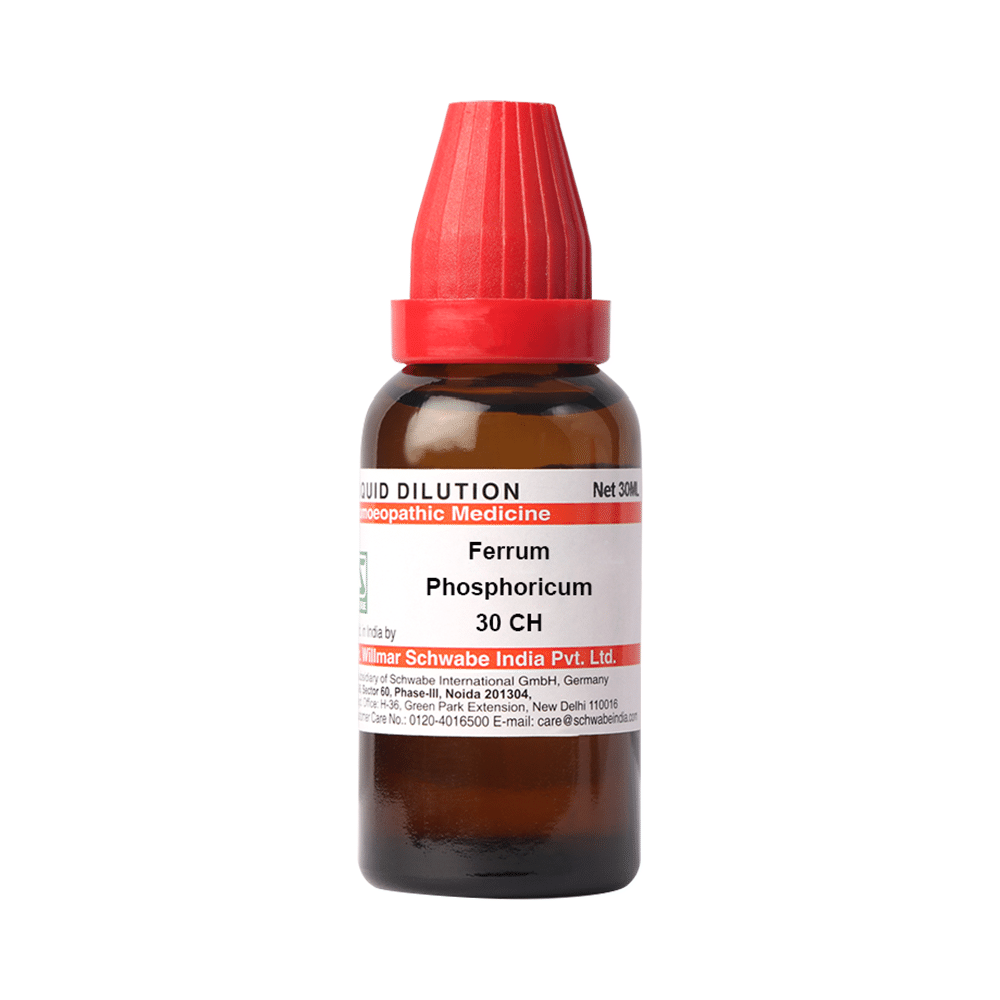 Dr Willmar Schwabe India Ferrum Phosphoricum Dilution 30 CH