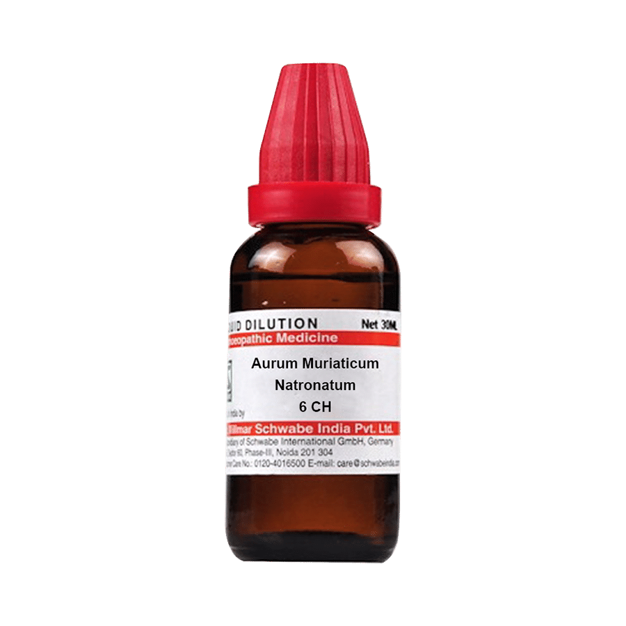 Dr Willmar Schwabe India Aurum Muriaticum Natronatum Dilution 6 CH