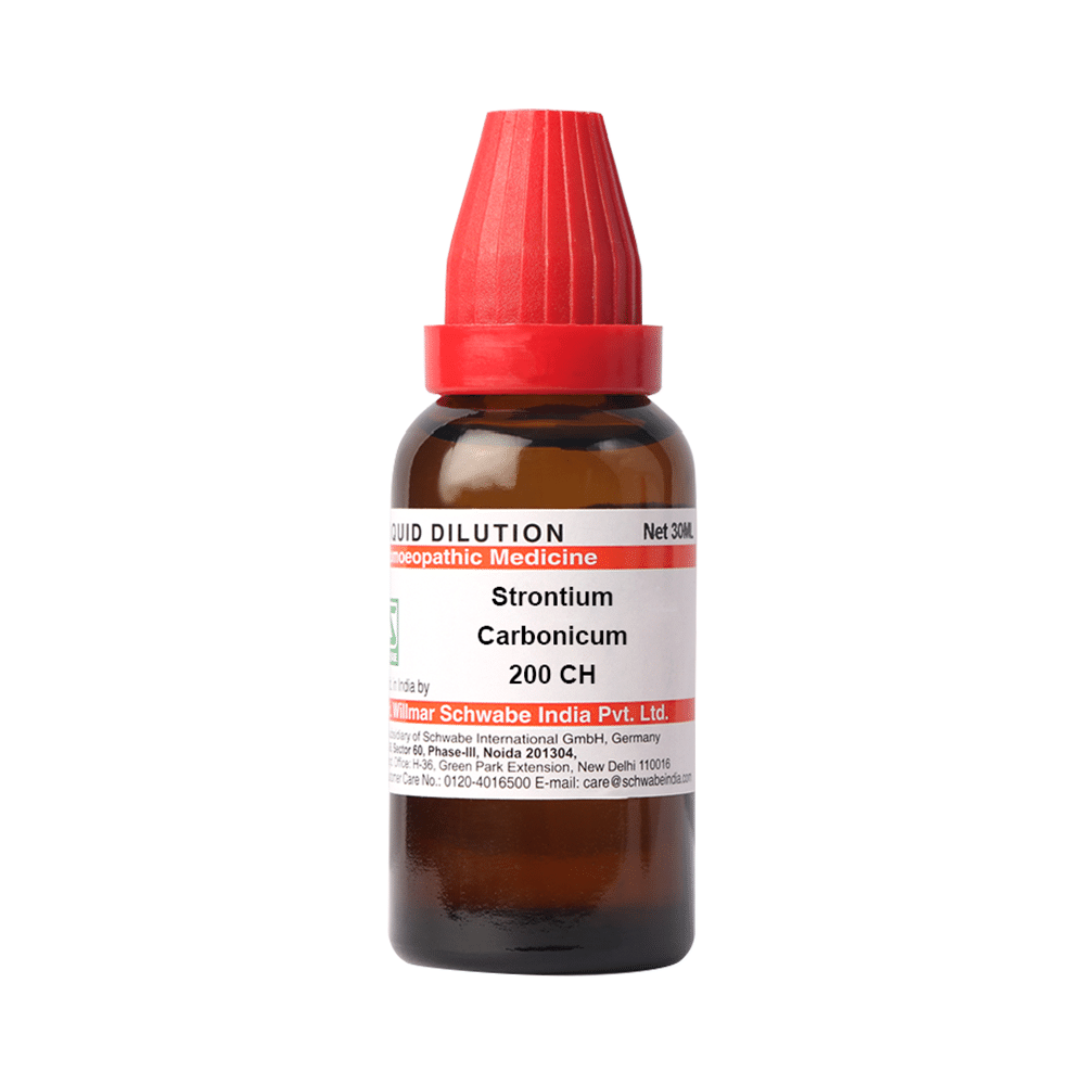 Dr Willmar Schwabe India Strontium Carbonicum Dilution 200 CH