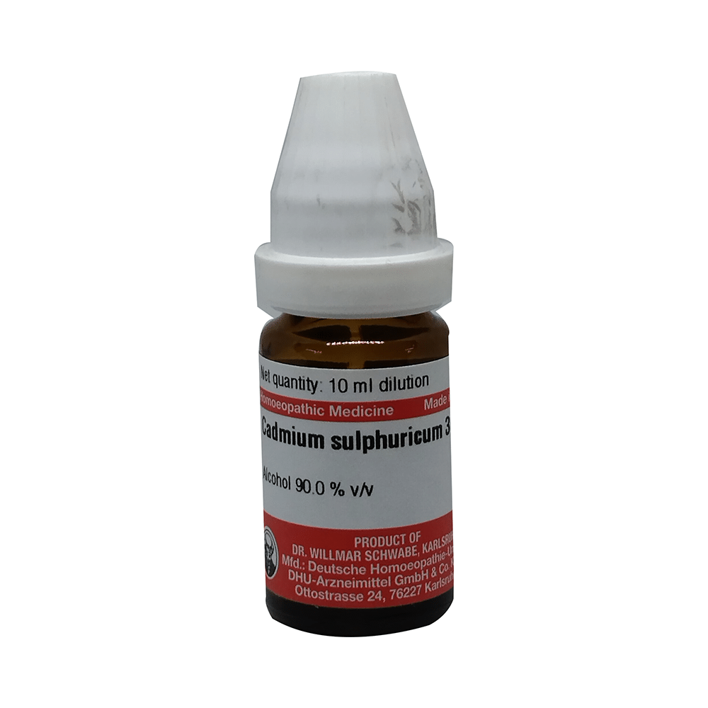 Dr Willmar Schwabe Germany Cadmium Sulphuricum Dilution 30