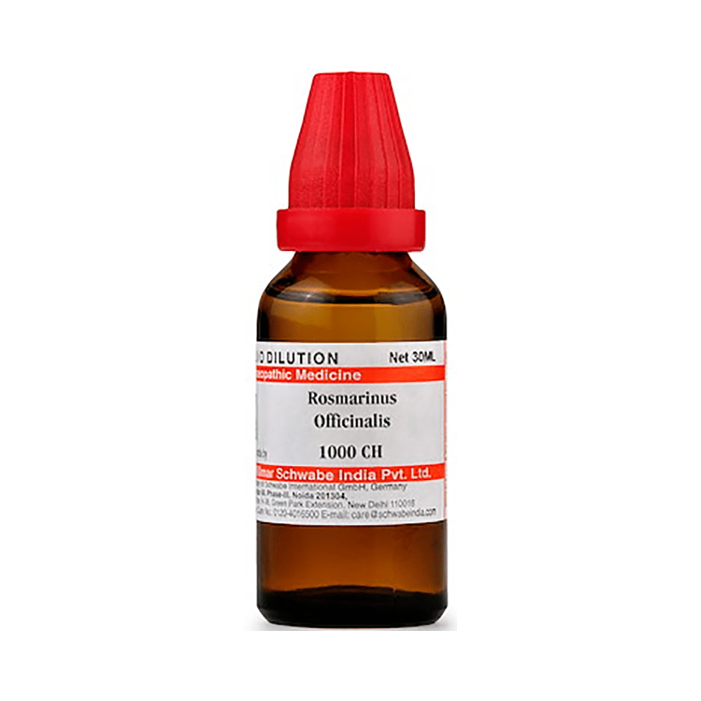 Dr Willmar Schwabe India Rosmarinus Officinalis Dilution 1000 CH