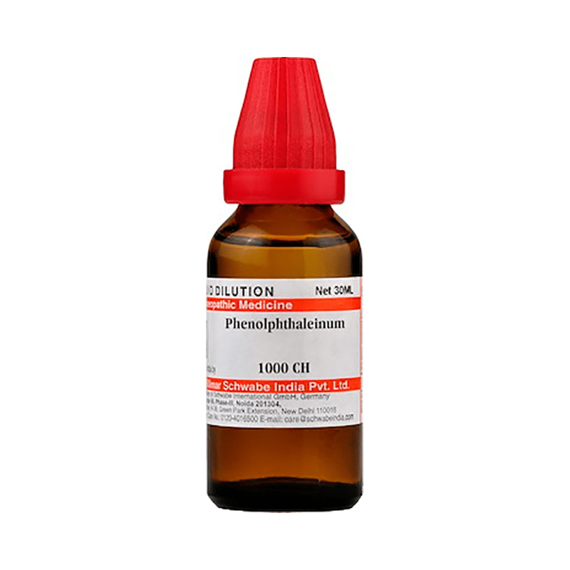 Dr Willmar Schwabe India Phenolphthaleinum Dilution 1000 CH