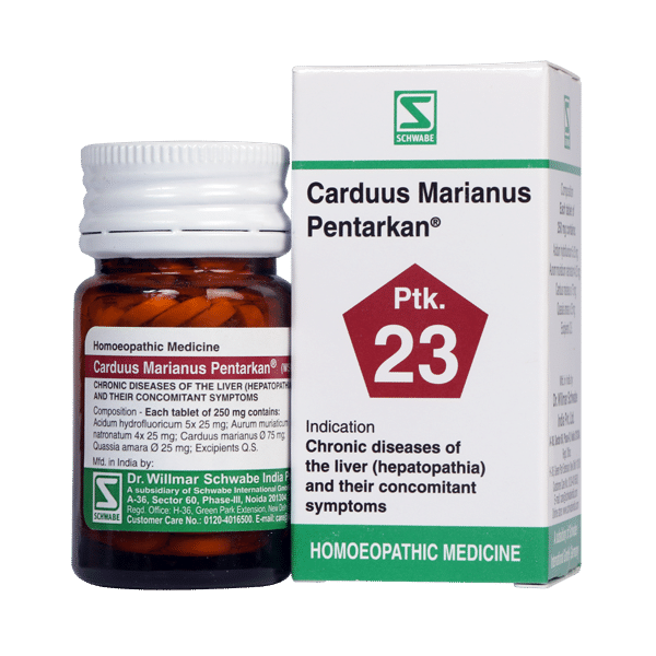 Dr Willmar Schwabe India Carduus Marianus Pentarkan Ptk 23 Tablet