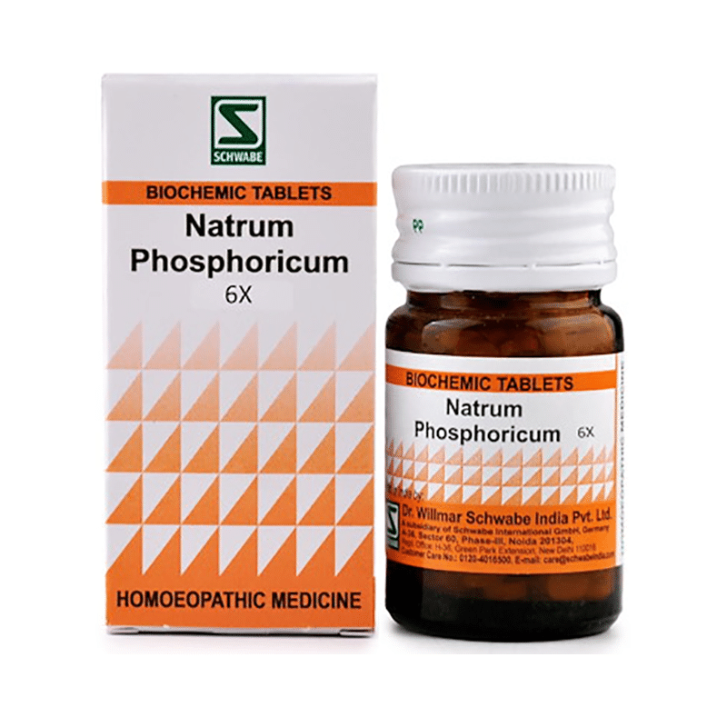 Dr Willmar Schwabe India Natrum Phosphoricum Biochemic Tablet 6X