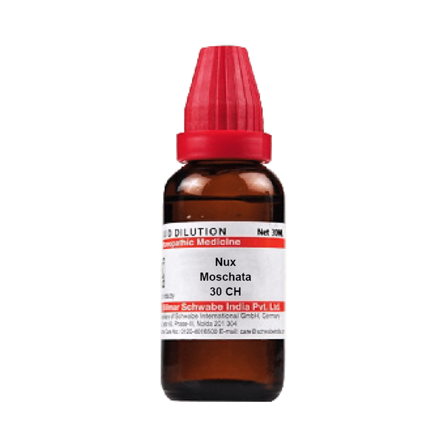 Dr Willmar Schwabe India Nux Moschata Dilution 30 CH