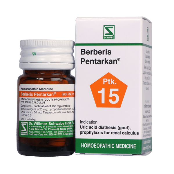 Dr Willmar Schwabe India Berberis Pentarkan Tablet