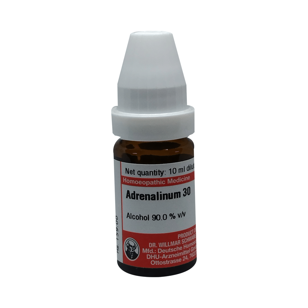 Dr Willmar Schwabe Germany Adrenalinum Dilution 30