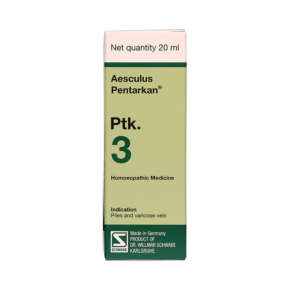 Dr Willmar Schwabe Germany Aesculus Pentarkan Ptk. 3 Drop