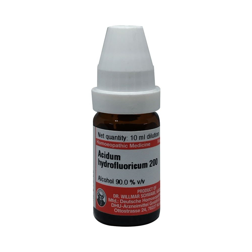 Dr Willmar Schwabe Germany Acidum Hydrofluoricum Dilution 200