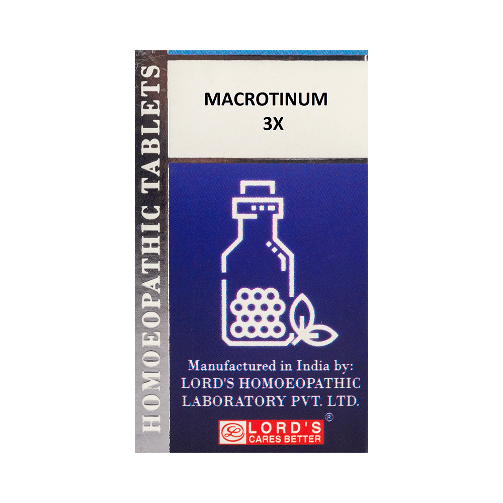 Lord's Macrotinum Trituration Tablet 3X