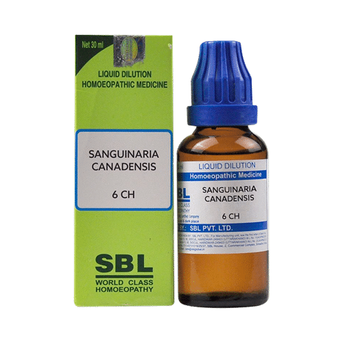 SBL Sanguinaria Canadensis Dilution 6 CH