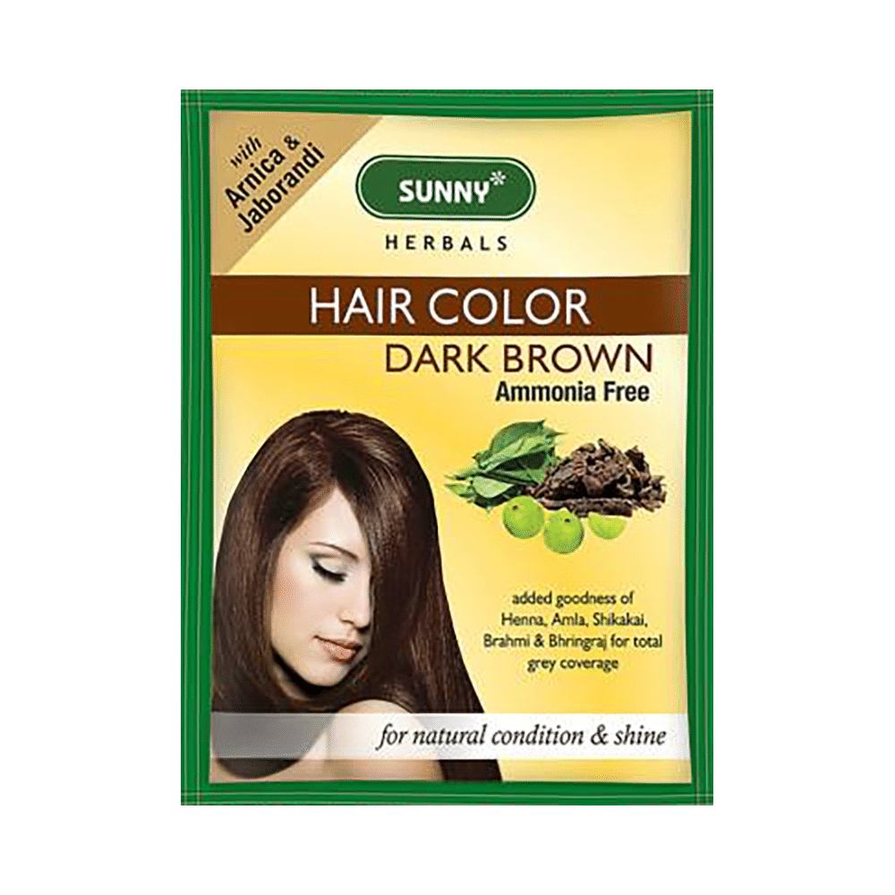 Bakson's Hair Color 12 Sachets Dark Brown