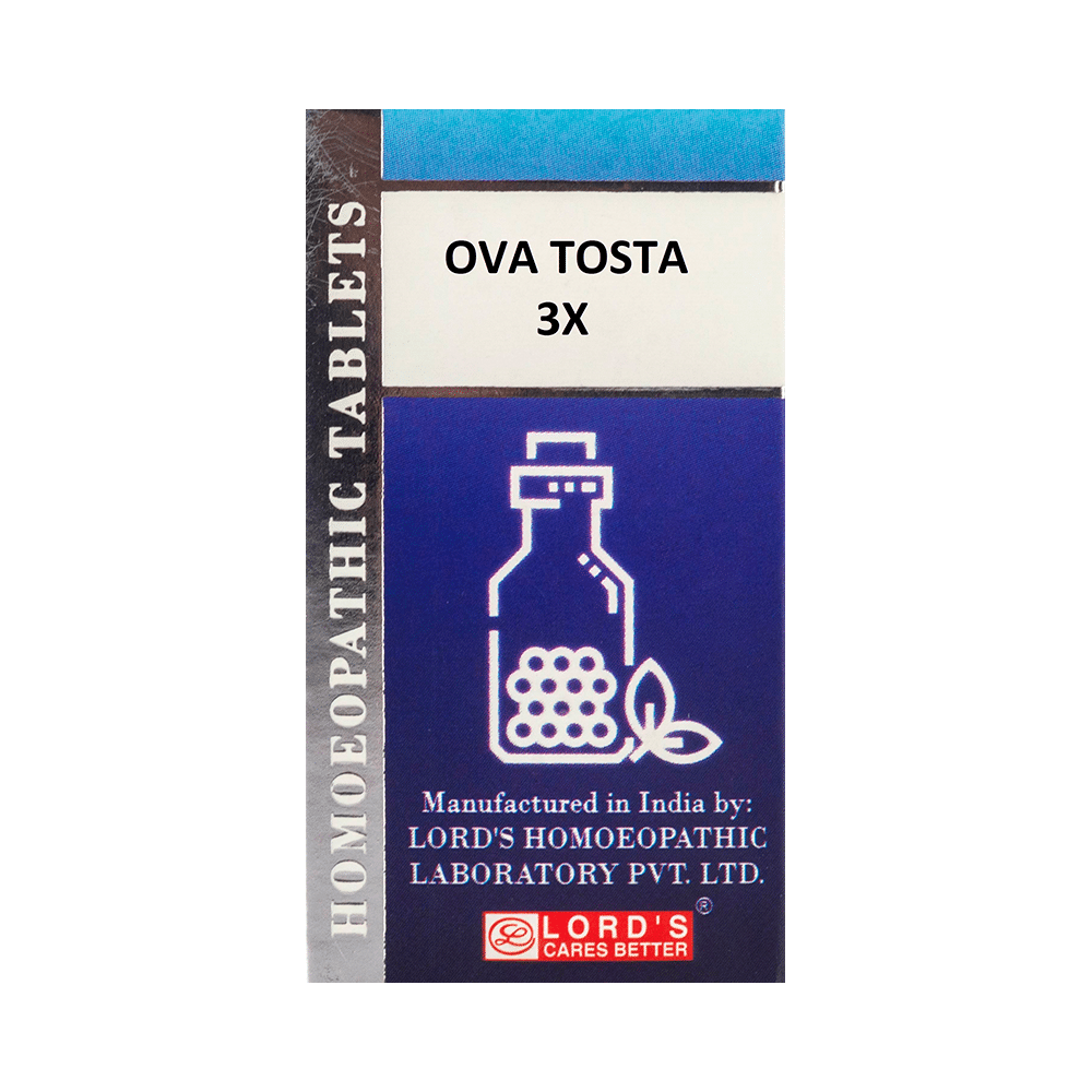 Lord's Ova Testa Trituration Tablet 3X