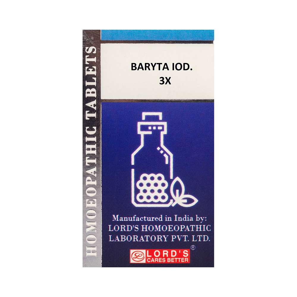 Lord's Baryta Iod Trituration Tablet 3X