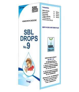 SBL Drops No. 9 ( For Cough)