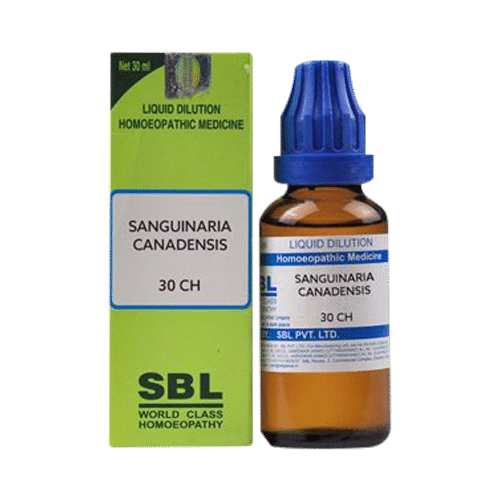 SBL Sanguinaria Canadensis Dilution 30 CH