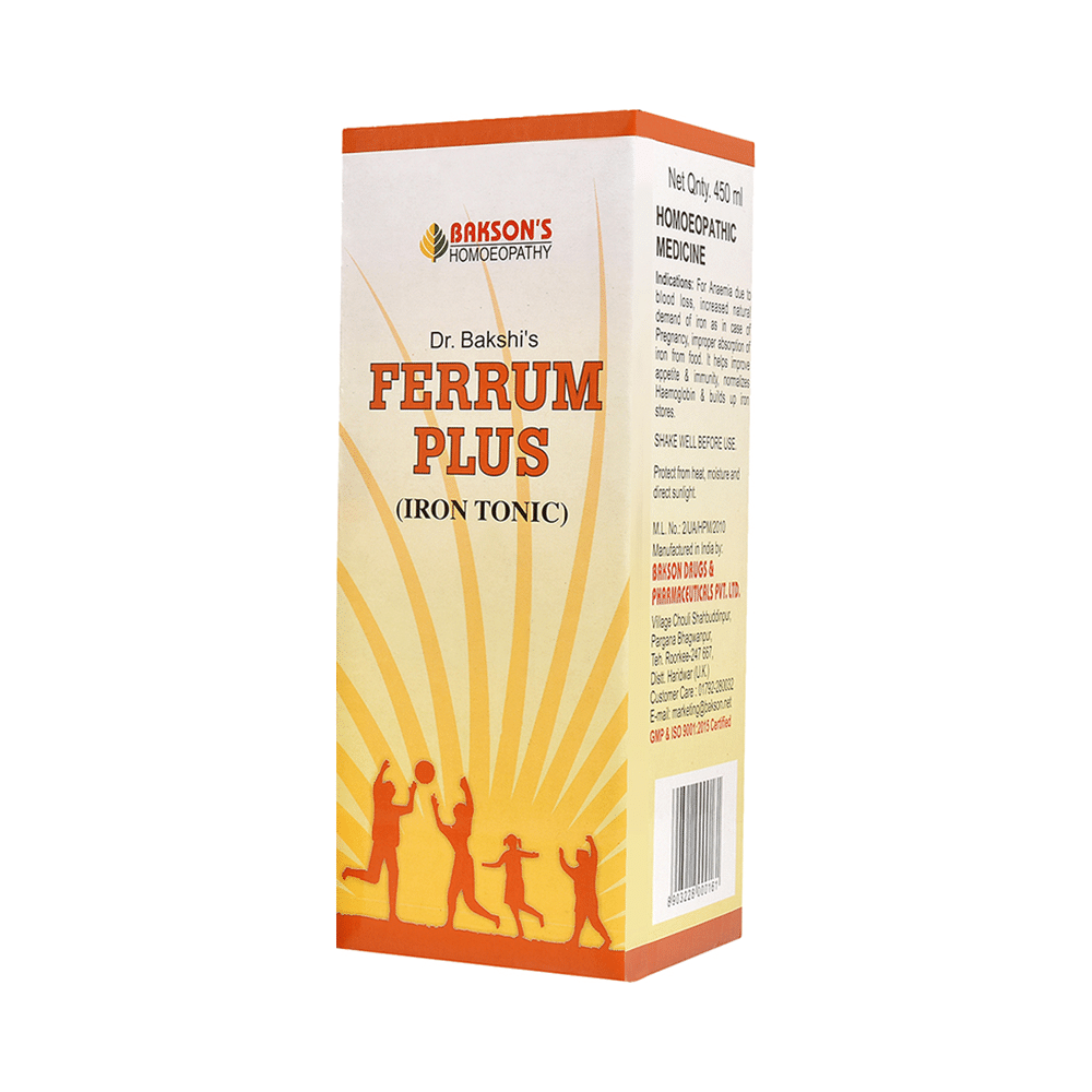 Bakson's Ferrum Plus Iron Tonic