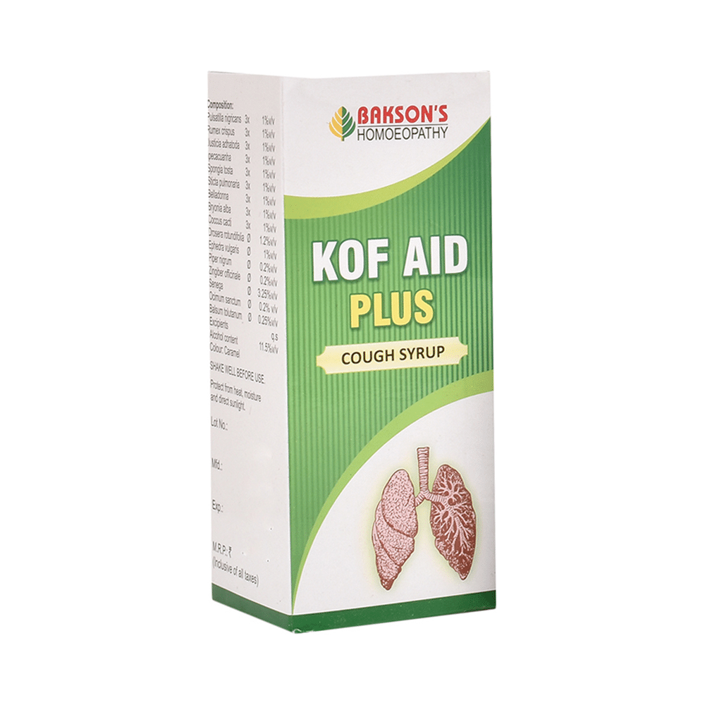 Bakson's Kof Aid Plus Cough Syrup