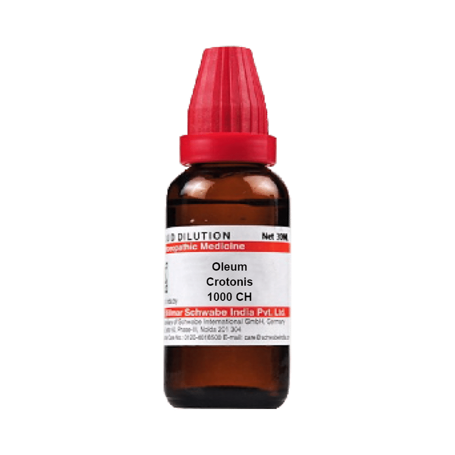 Dr Willmar Schwabe India Oleum Crotonis Dilution 1000 CH