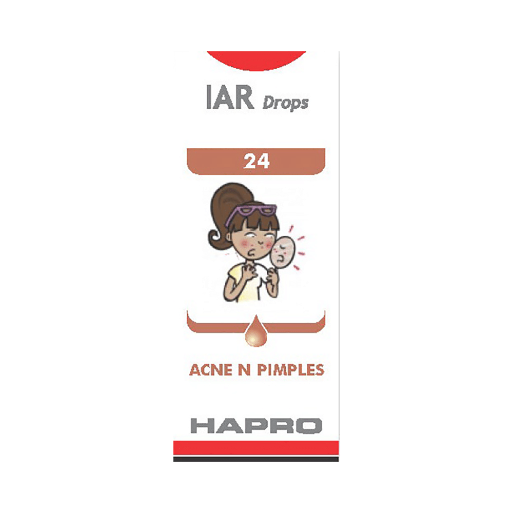 Hapro IAR Drop No. 24 (Acne N Pimples) Drop