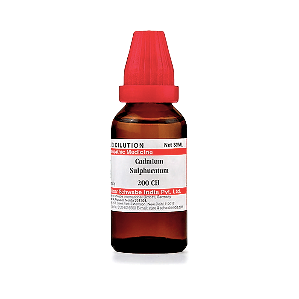 Dr Willmar Schwabe India Cadmium Sulphuratum Dilution 200 CH