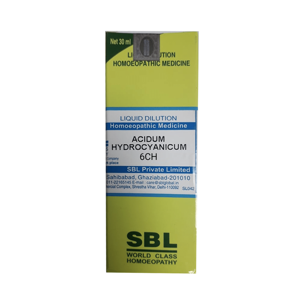 SBL Acidum Hydrocyanicum Dilution 6 CH