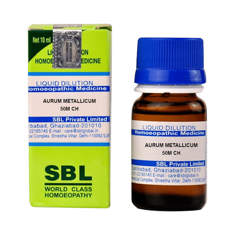 SBL Aurum Metallicum Dilution 50M CH