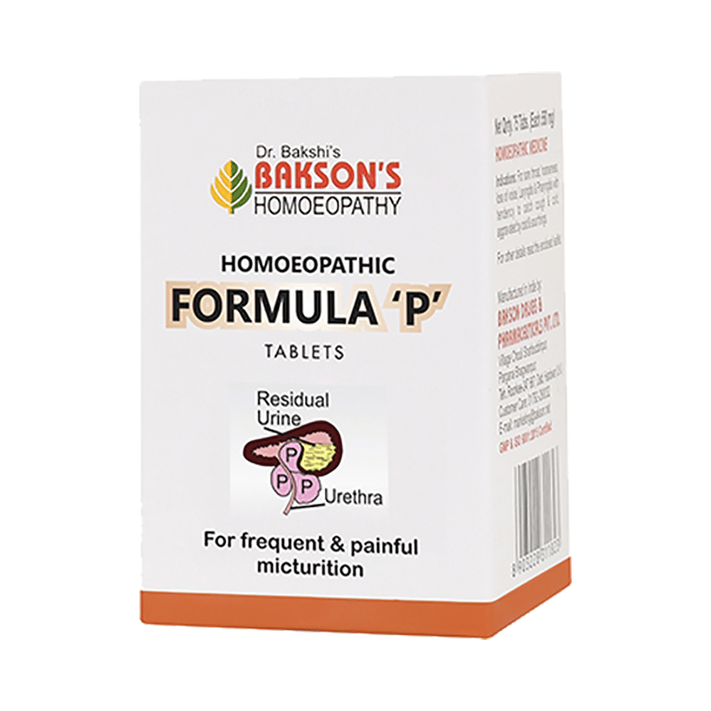 Bakson's Homoeopathic Formula P Tablet