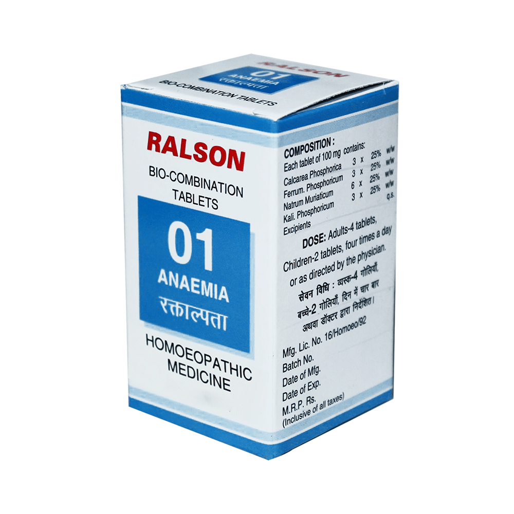 Ralson Remedies Bio-Combination 01 Tablet