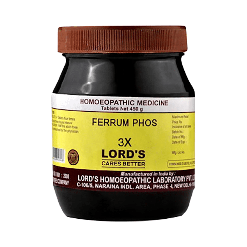 Lord's Ferrum Phos Biochemic Tablet 3X