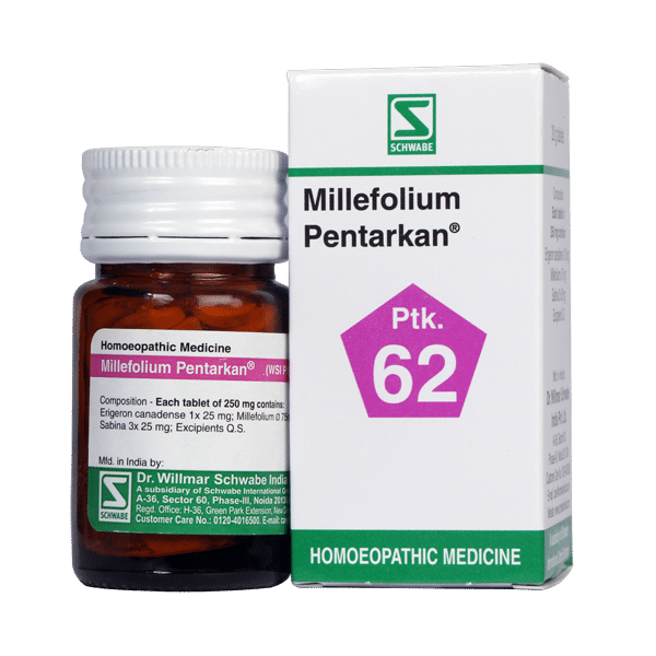 Dr Willmar Schwabe India Millefolium Pentarkan Ptk 62