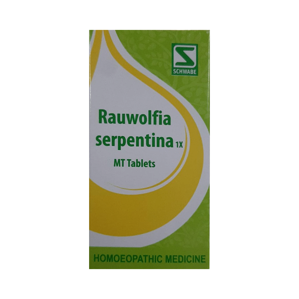 Dr Willmar Schwabe India Rauwolfia Serpentina Tablet 1X