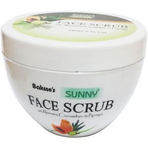 Bakson's Face Scrub with Aloevera, Cucumber & Papaya