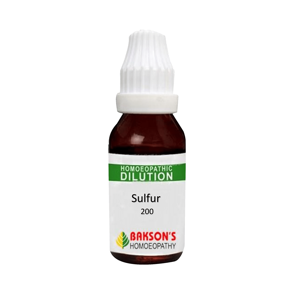 Bakson's Sulfur Dilution 200 CH